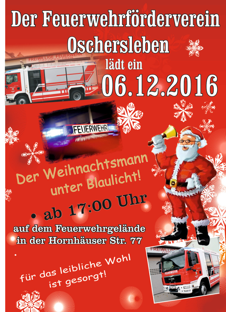 Weihnachtsmarkt FFW Oschersleben 2016